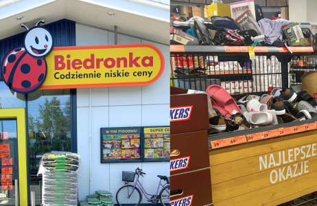 Biedronka klapki