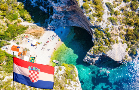 Chorwacja plaża Stiniva