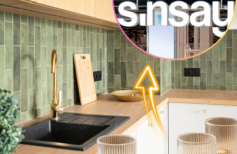 ryflowane szklanki z Sinsay