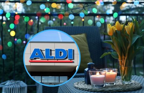Świeca ogrodowa z Aldi