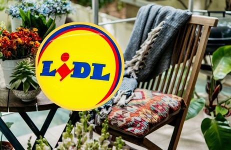 Ryflowana ławeczka z Lidla