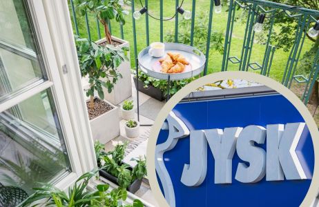 Ławeczka na balkon z Jysk