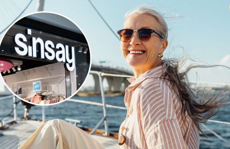 Wiskozowy komplet z Sinsay