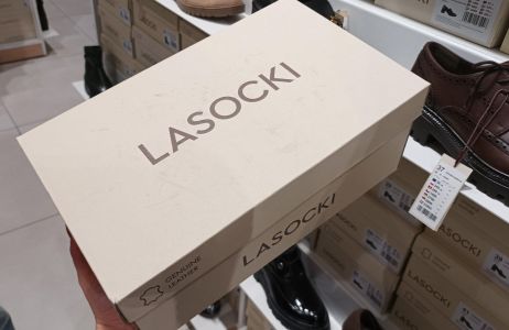 Skórzane botki Lasocki