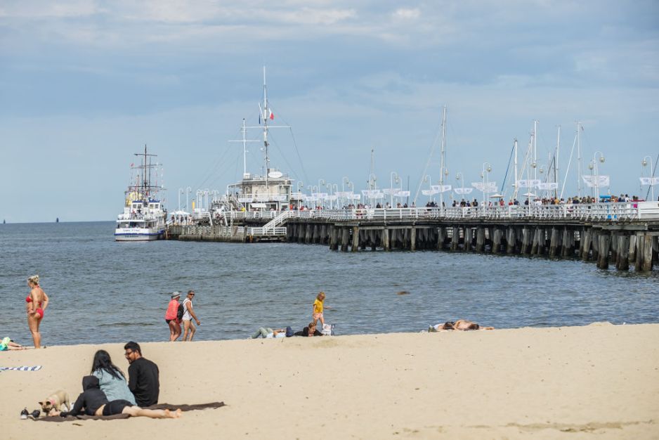plaża w Sopocie