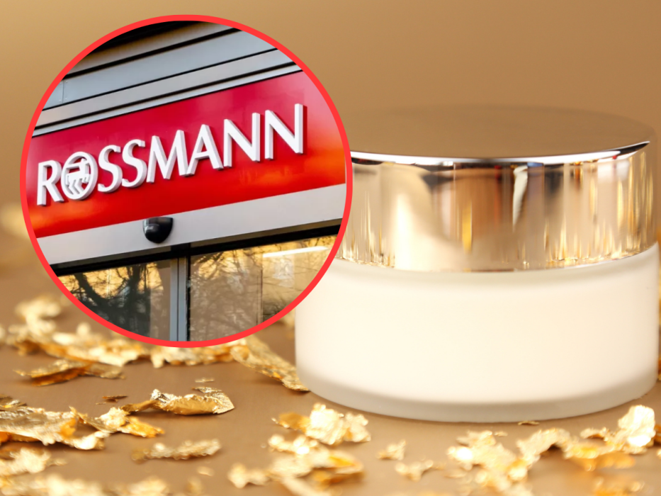 krem ze złotem z Rossmanna