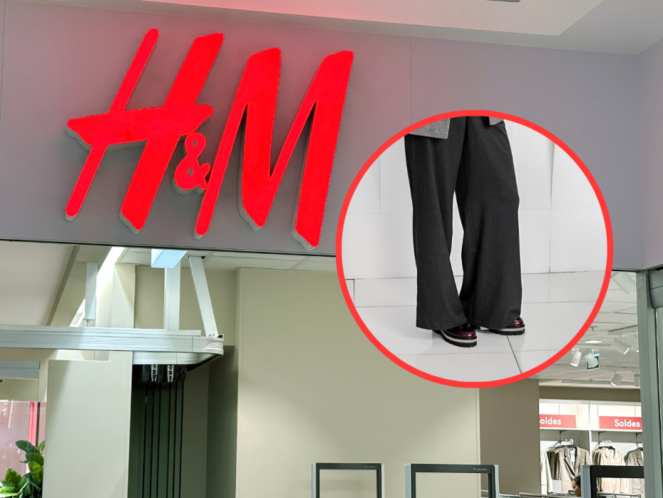 spodnie z szerokimi nogawkami z H&M