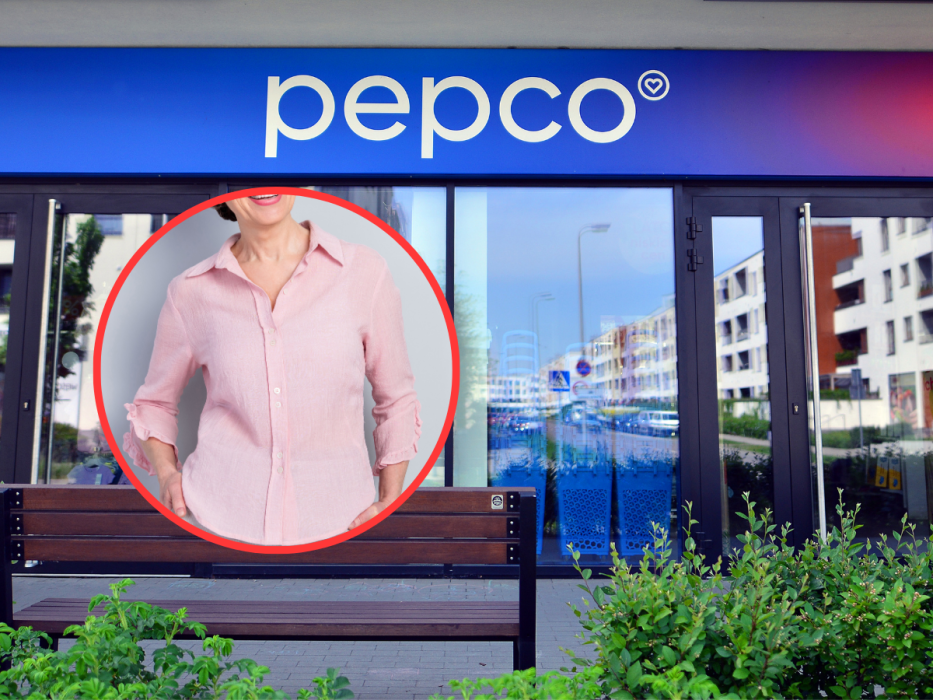 Koszula z wiskozy Pepco