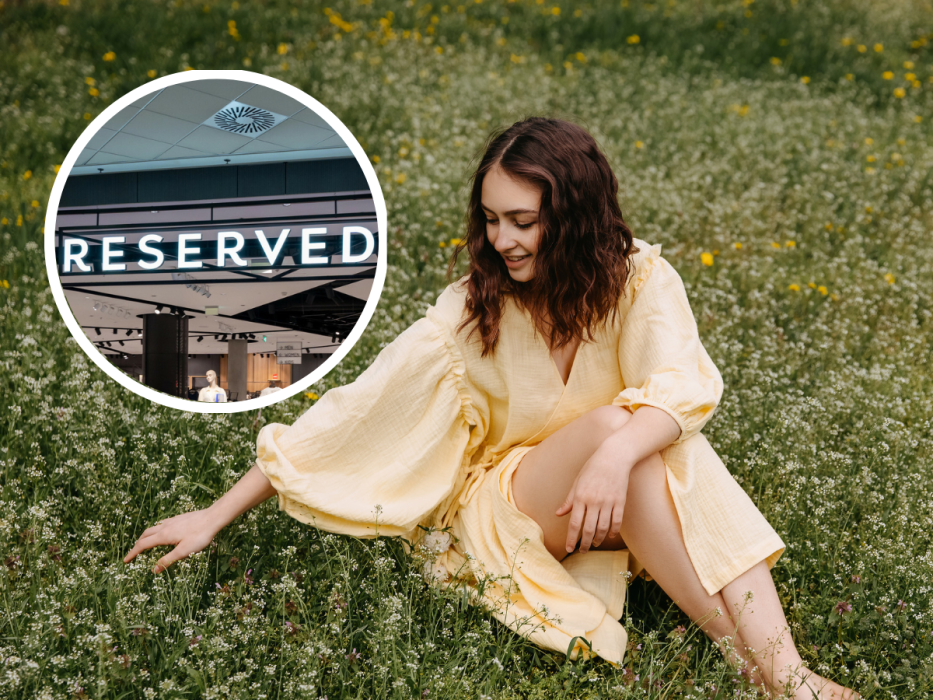 Muślinowa sukienka Reserved