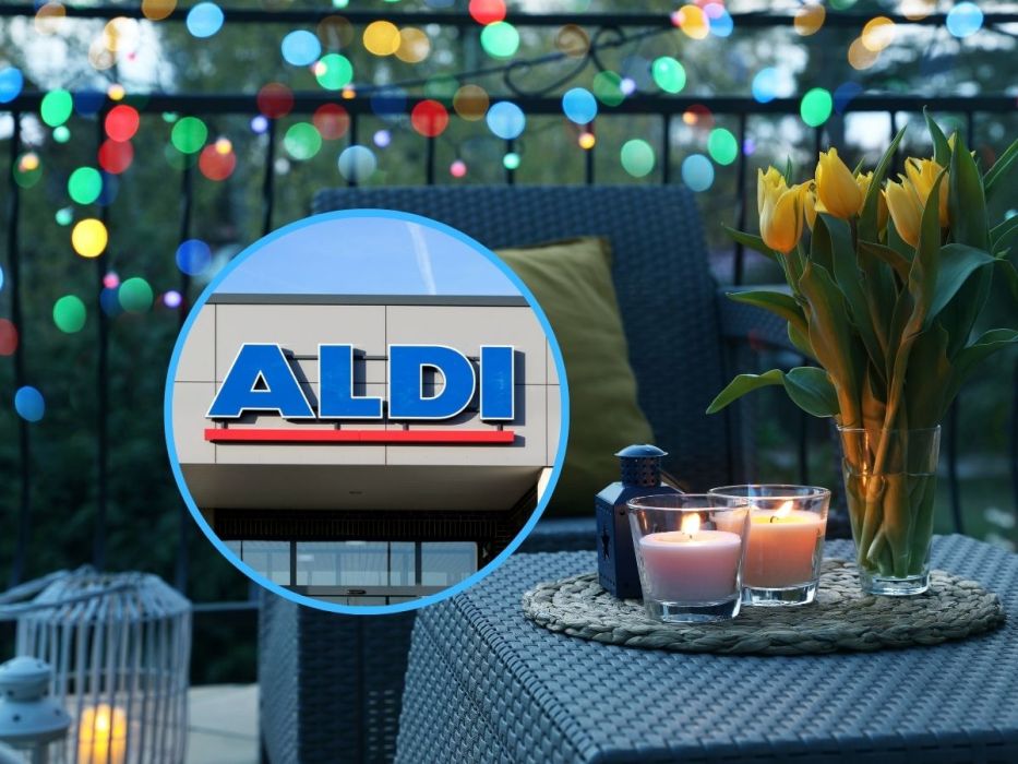 Świeca ogrodowa z Aldi