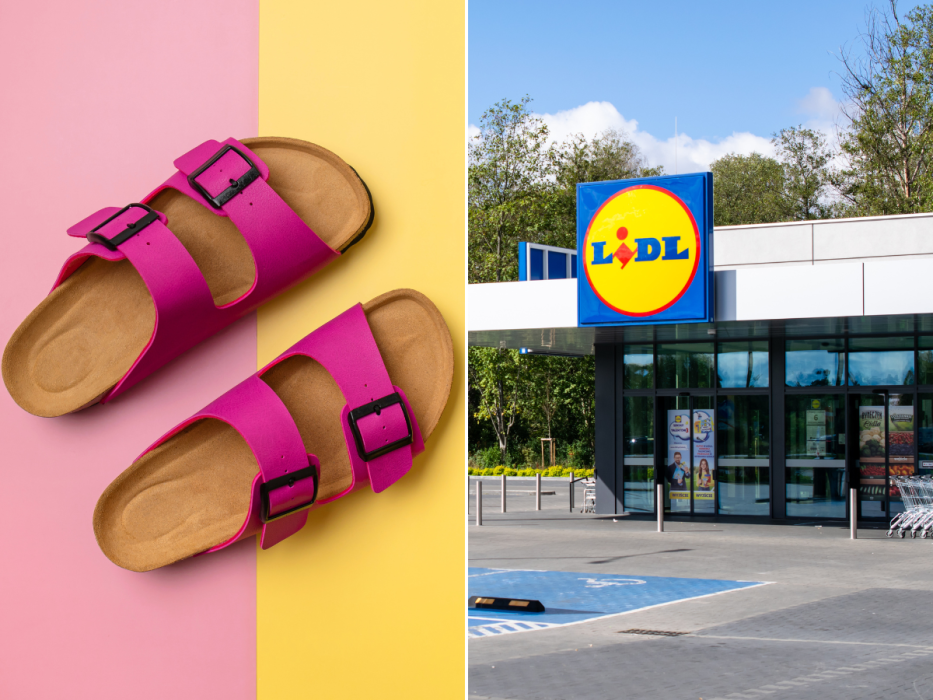 klapki jak Birkenstocki z Lidla