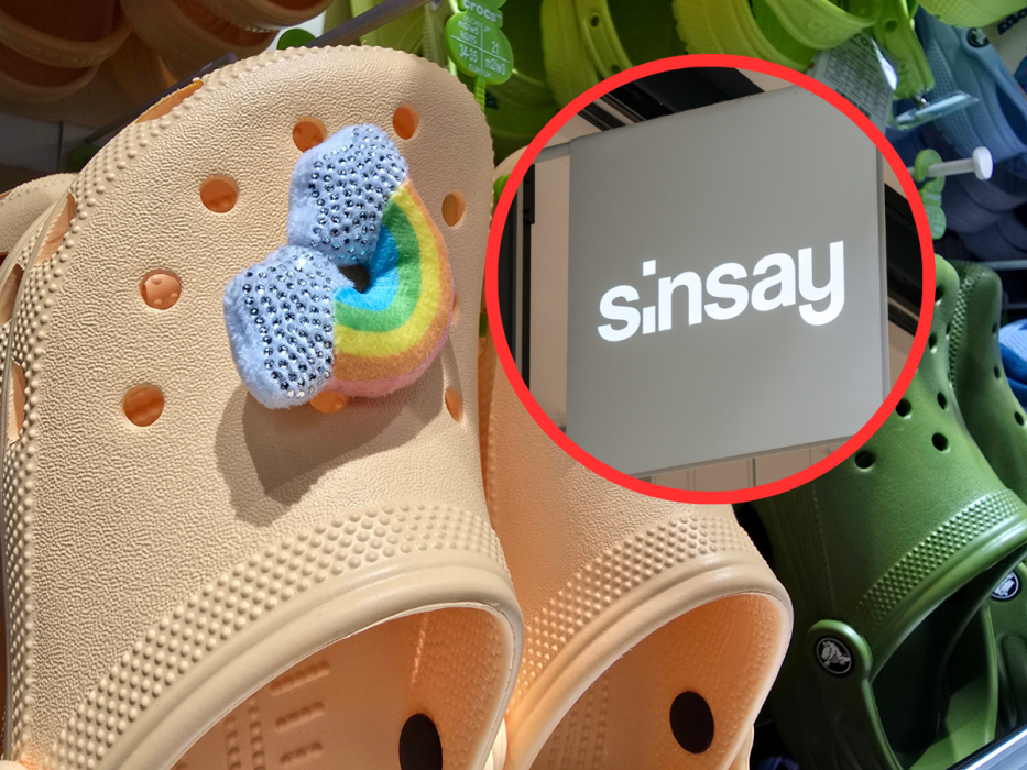 chodaki jak Crocsy w Sinsay