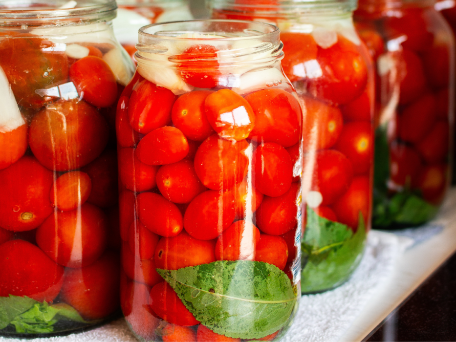 pomidory w słoikach
