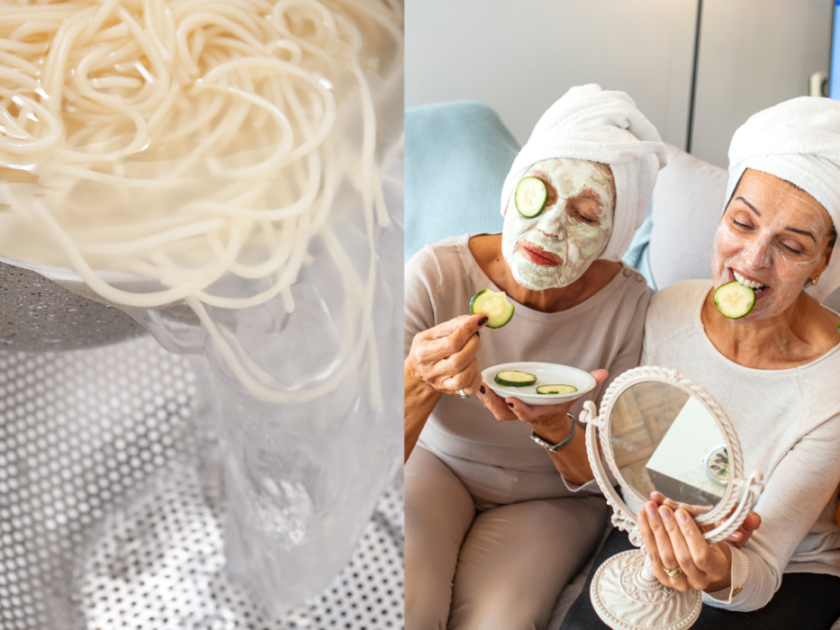 woda po makaronie, domowe spa