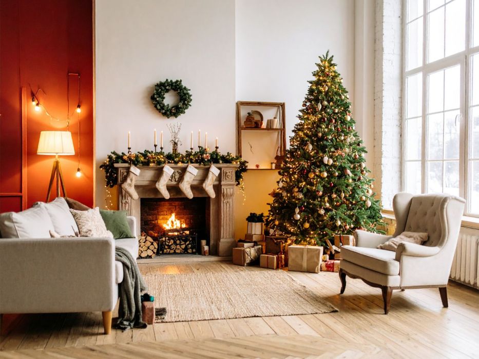 Choinka w salonie