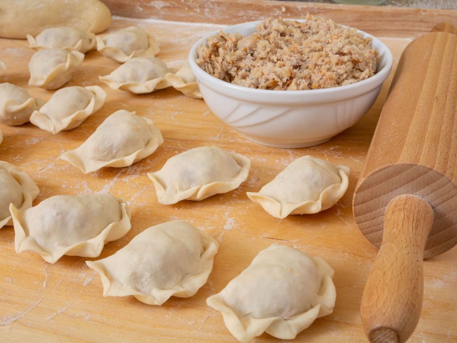 Pierogi z kapustą i grzybami