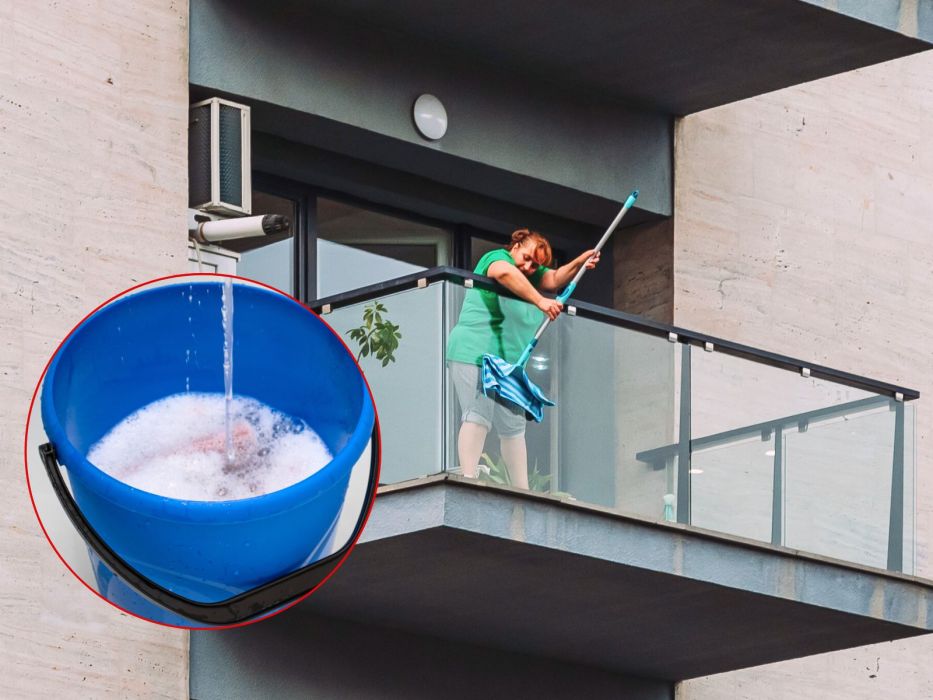czyszczenie balkonu