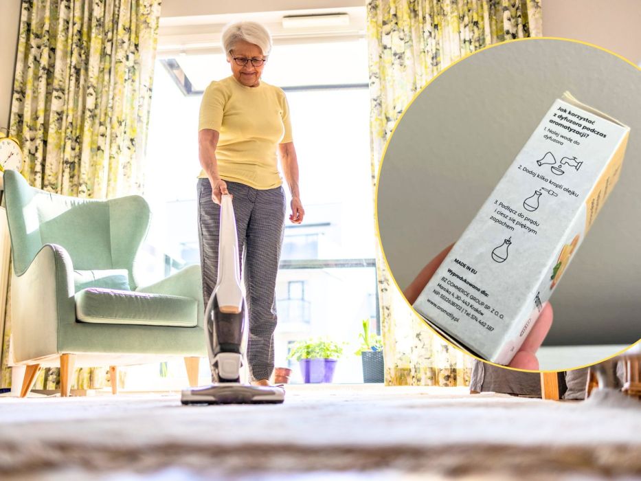 odkurzanie domowy trik olejki eteryczne