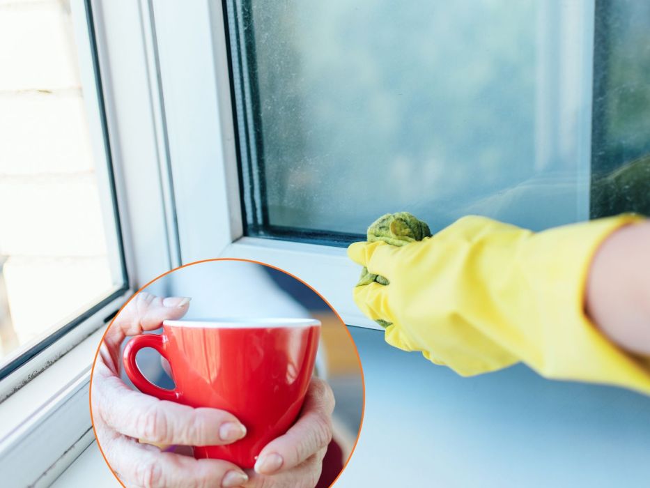 ramy okienne domowy trik czyszczenie