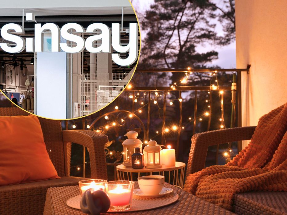 Sinsay balkon lampy solarne