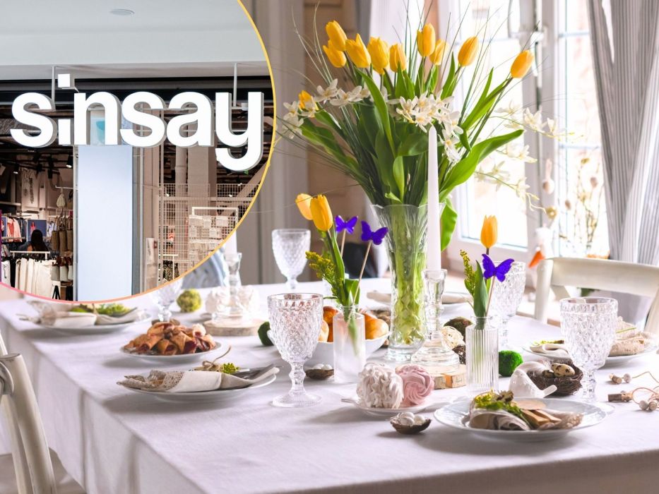 Sinsay wielkanocny stół