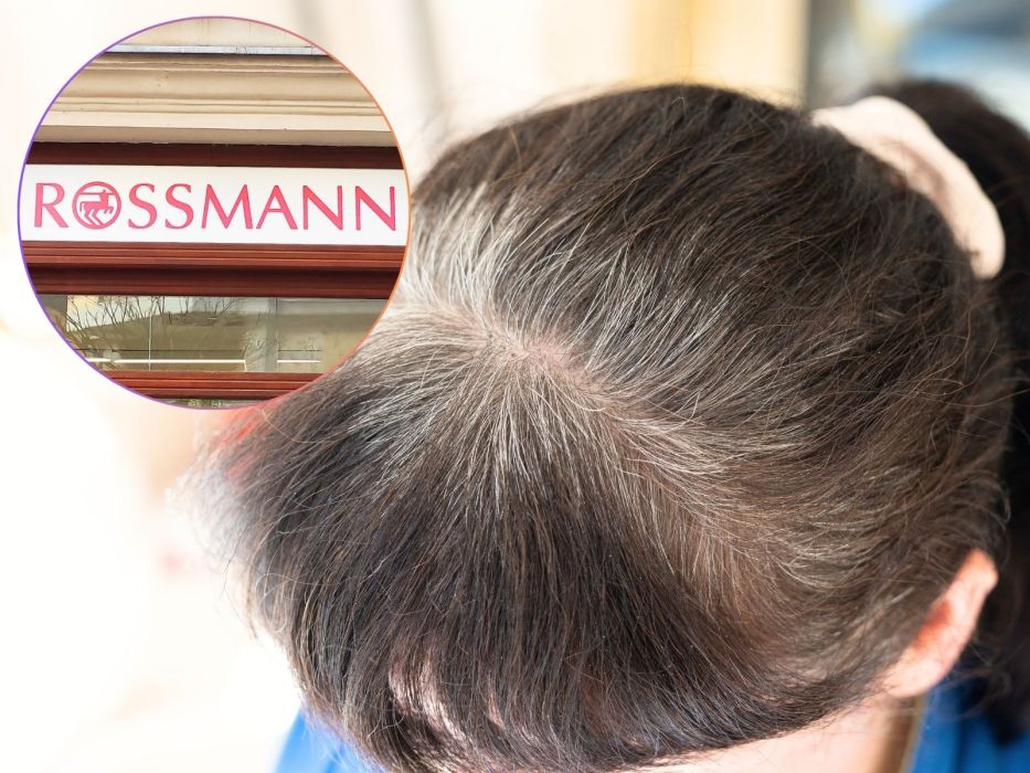 siwe włosy odrosty Rossmann