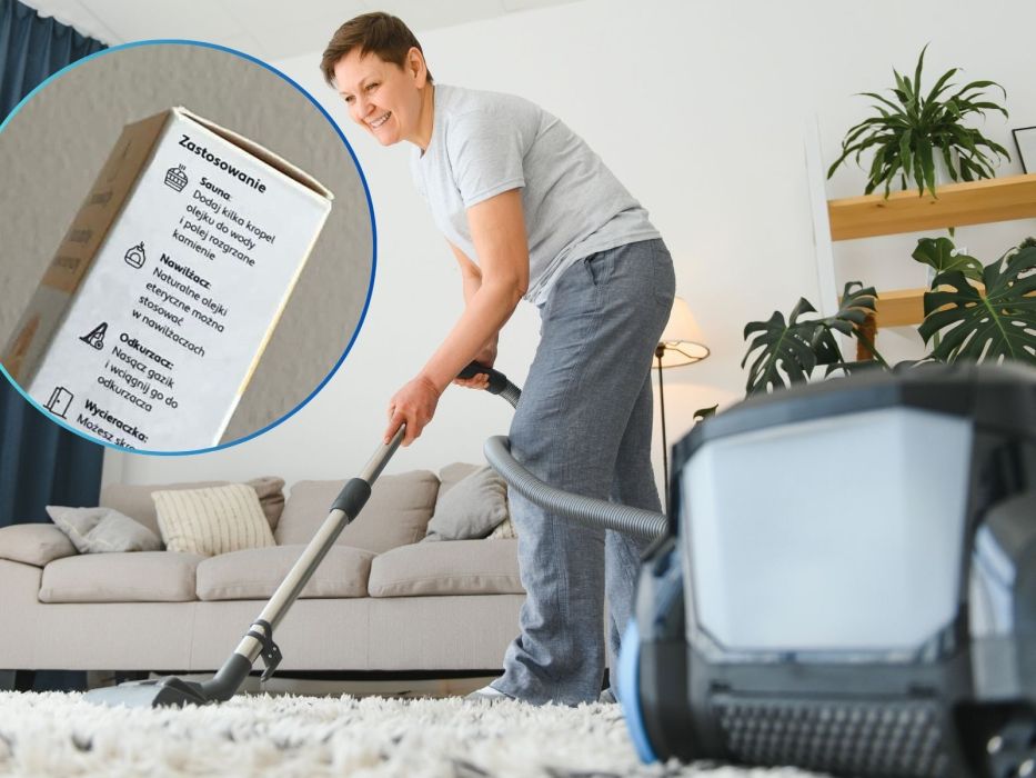 odkurzanie olejek eteryczny