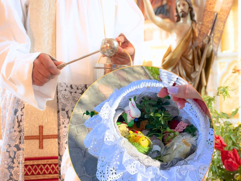 święcenie koszyczków pisanki