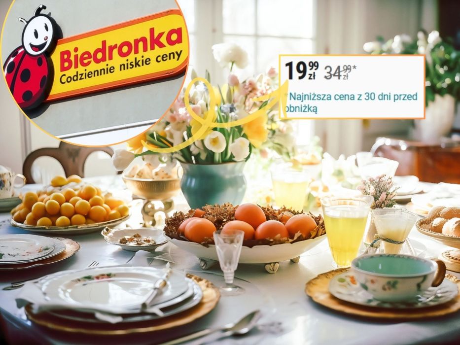 obrus Wielkanoc Biedronka