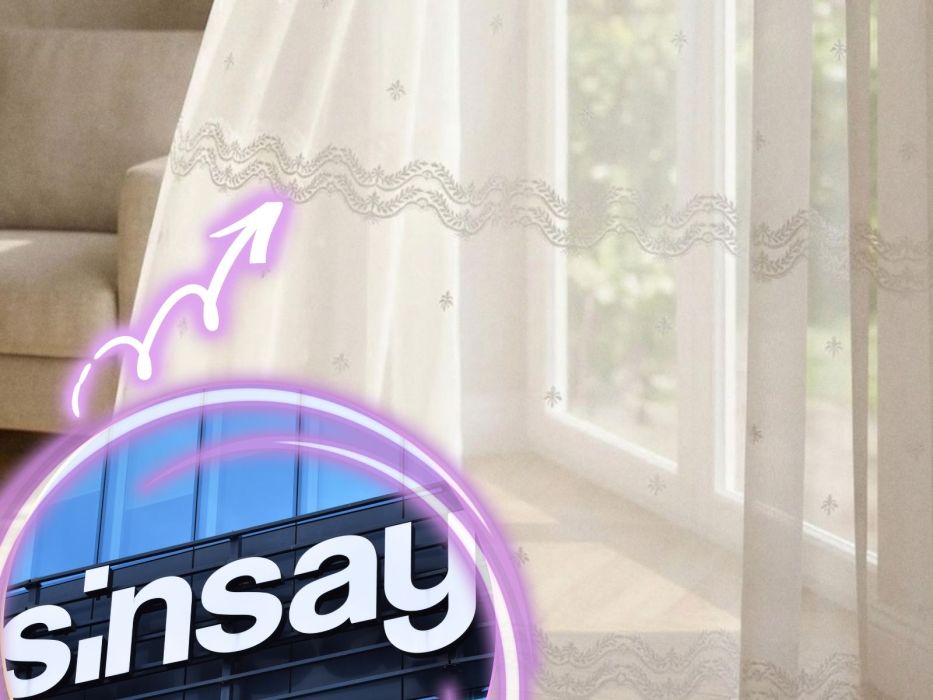 firanki haftowane z Sinsay