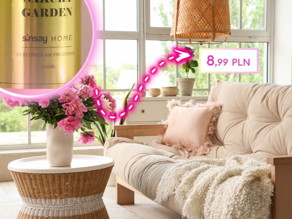 perfumy do wnętrz salon Sinsay