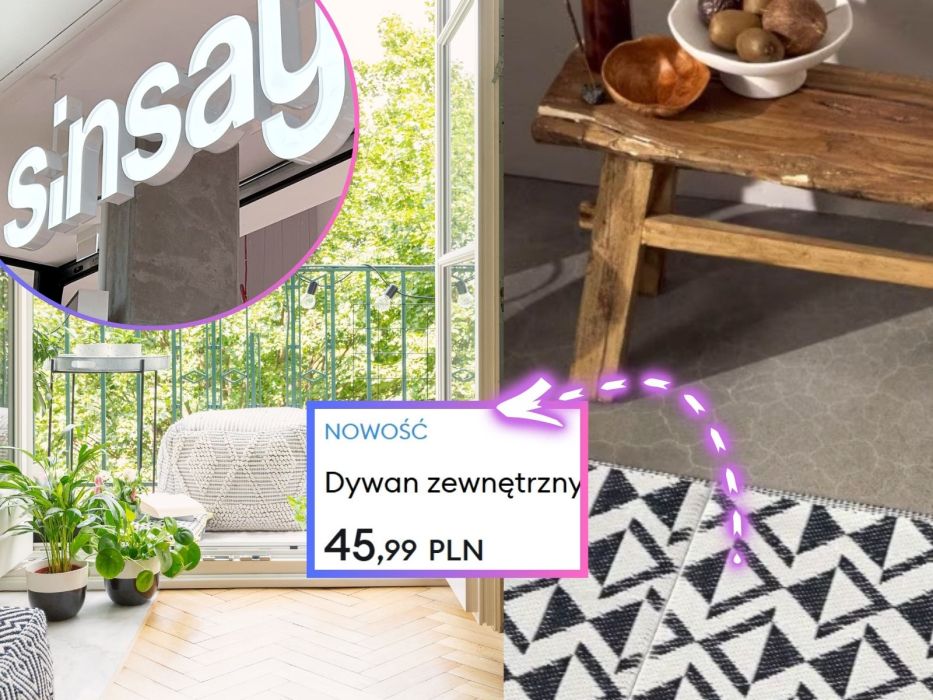 dywan na balkon Sinsay