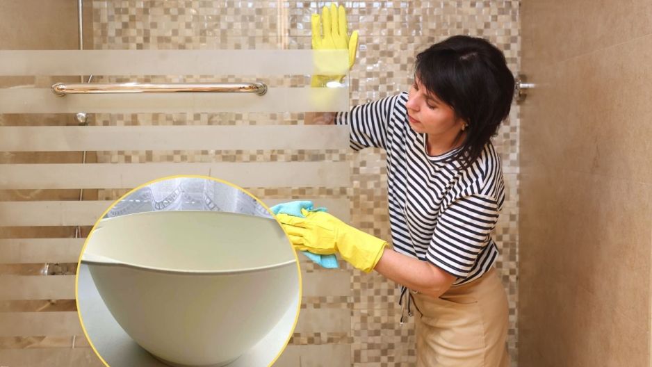 czyszczenie kabiny prysznicowej domowy trik