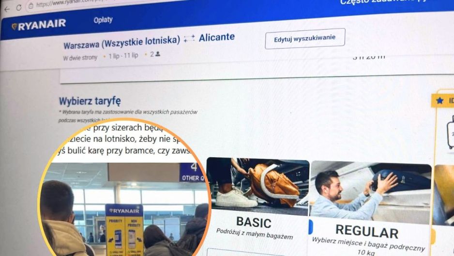 bagaż Ryanair