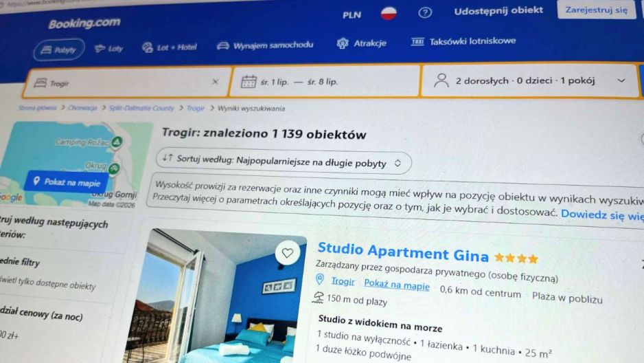 Booking oszustwa