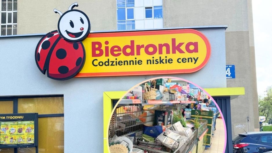 Biedronka skrzynia stolik na balkon