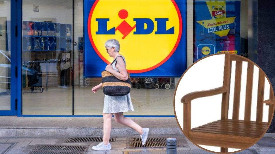 Akacjowa ławka z Lidla