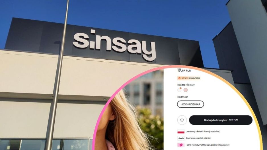 Sinsay wentylator na szyję