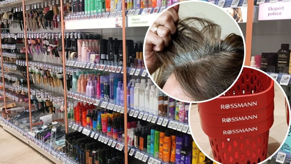 Spray maskujący siwe włosy z Rossmanna