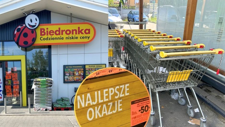 Biedronka sklep meble na balkon