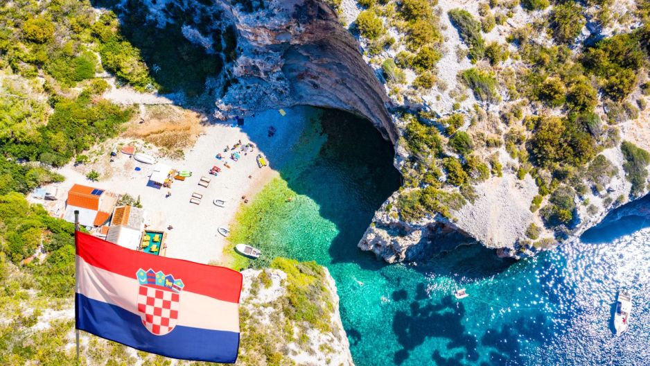 Chorwacja plaża Stiniva