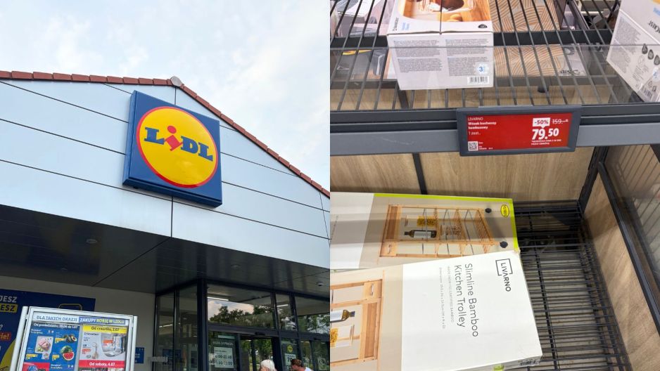 Lidl wózek półka