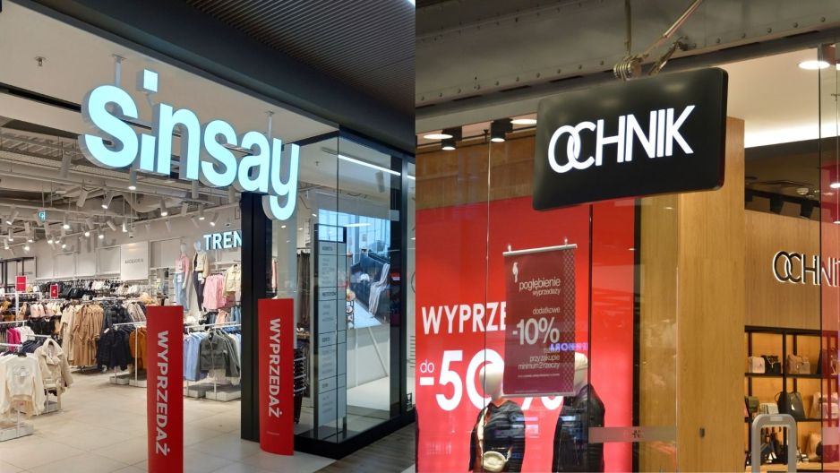 Skórzane klapki z Sinsay jak Ochnik