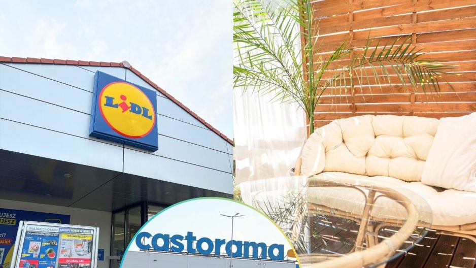 Lidl Castorama zestaw mebli fotel stolik