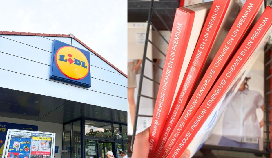 Lidl komplet spodnie koszula