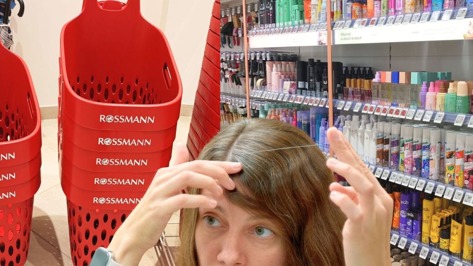 siwe włosy Rossmann