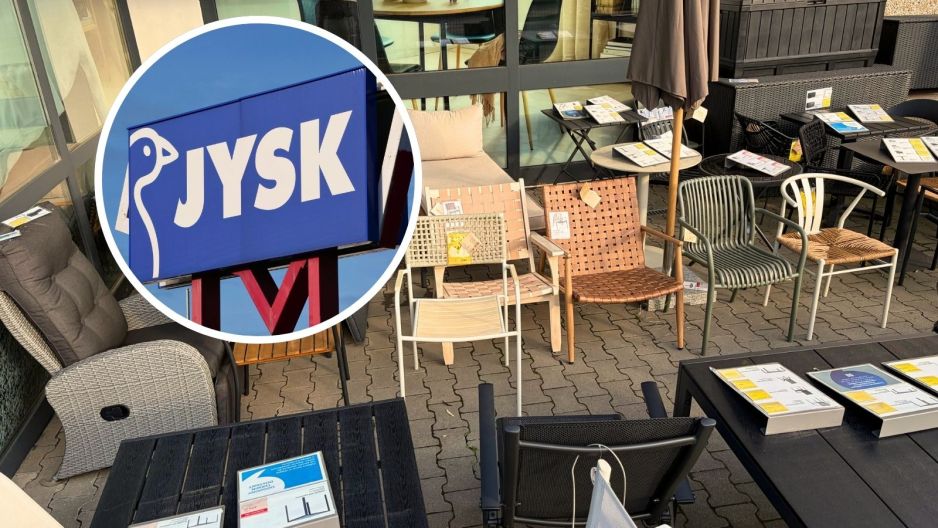 jysk krzesła sztaplowane