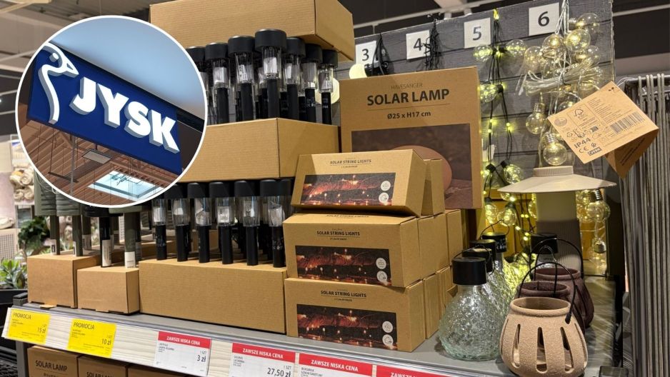 Lampa solarna z Jysk