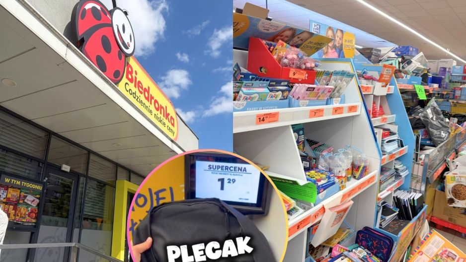 plecak Biedronka wyprawka