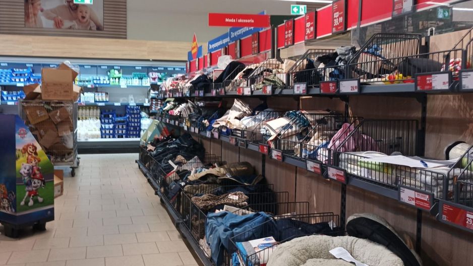 Welurowy komplet z Lidla